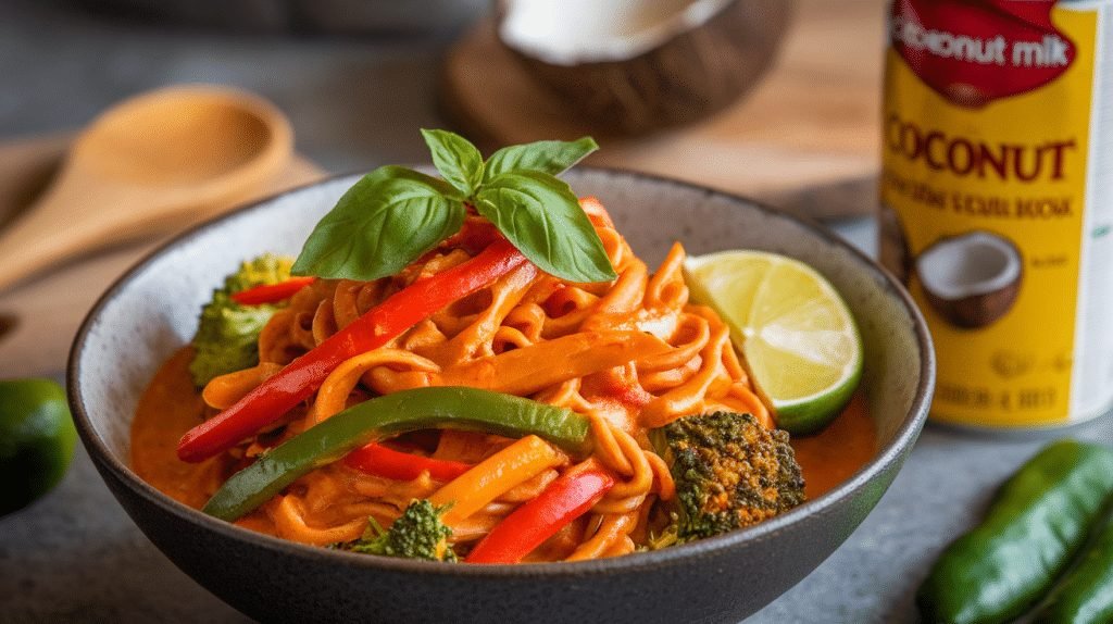 15-Minute Thai Red Curry Noodles