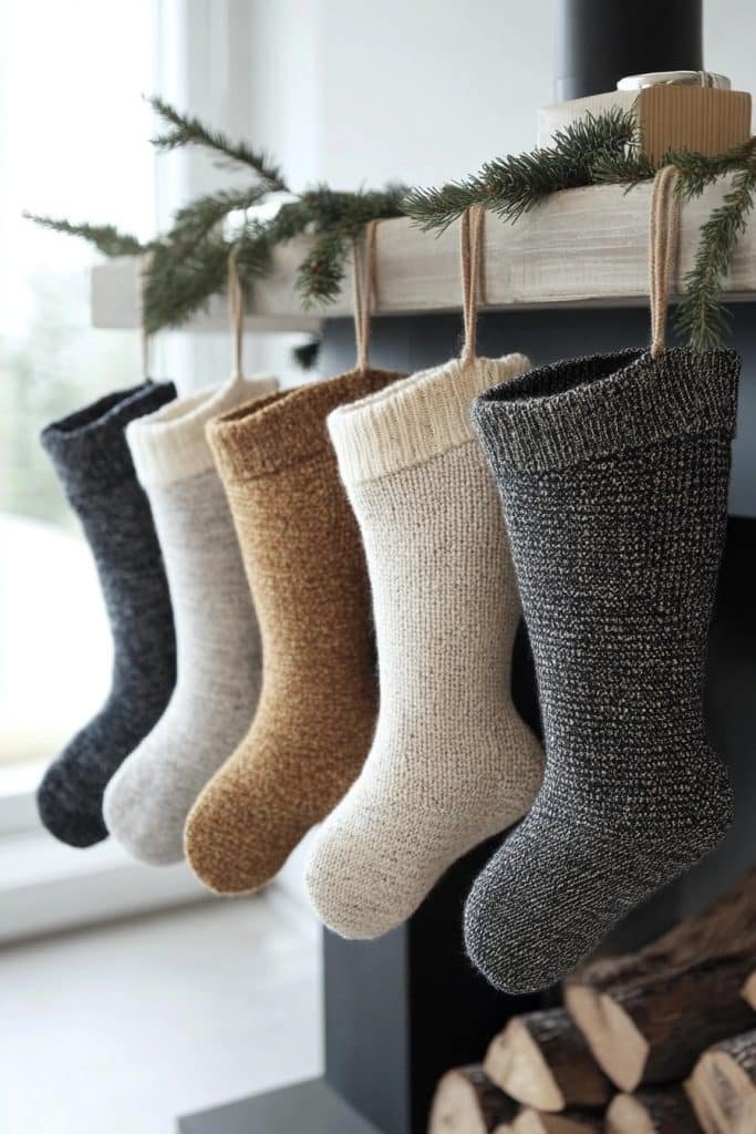 Scandinavian Style Minimalist Stockings