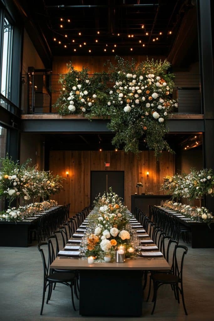 Sleek Black and White Christmas Affair