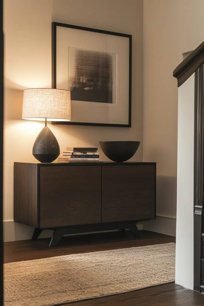 Sleek Sideboard Entryway