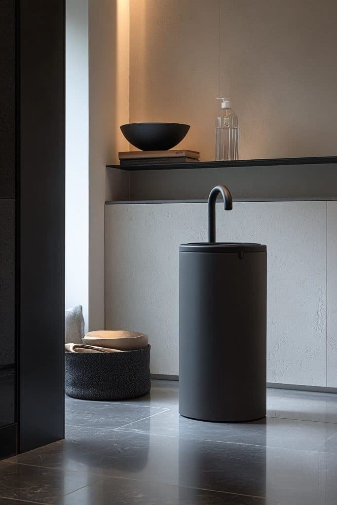 Sleek Umbrella Stand Corner