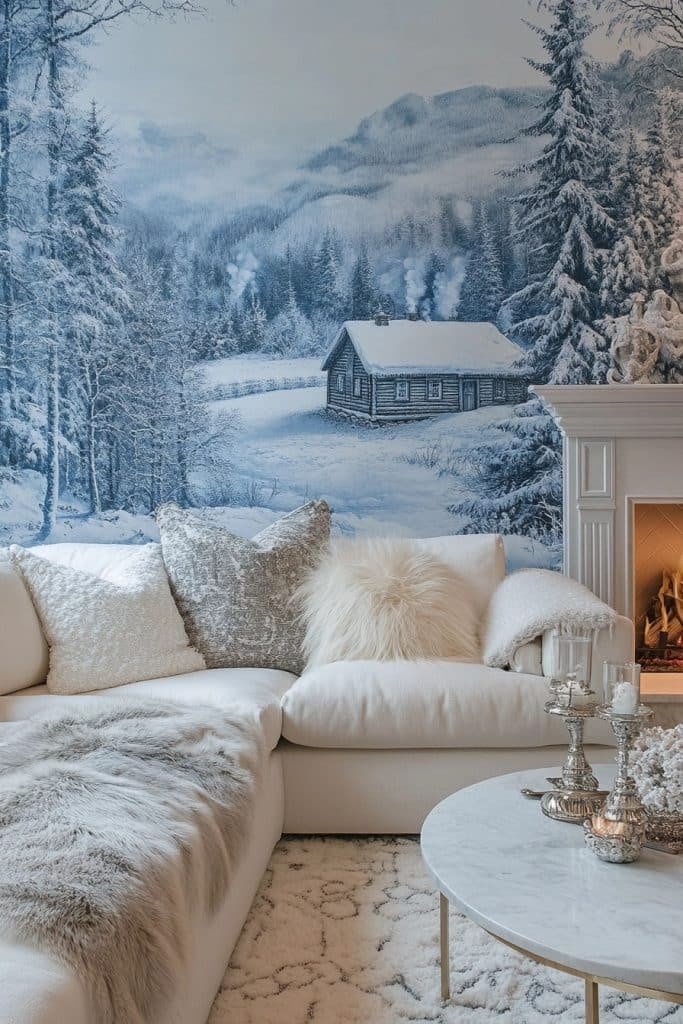 Snowy Winter Wonderland Wallpaper