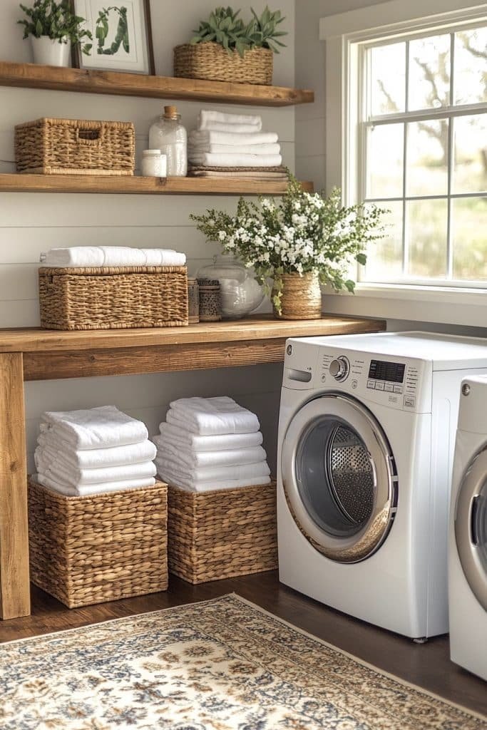 Soft Earth Laundry Room
