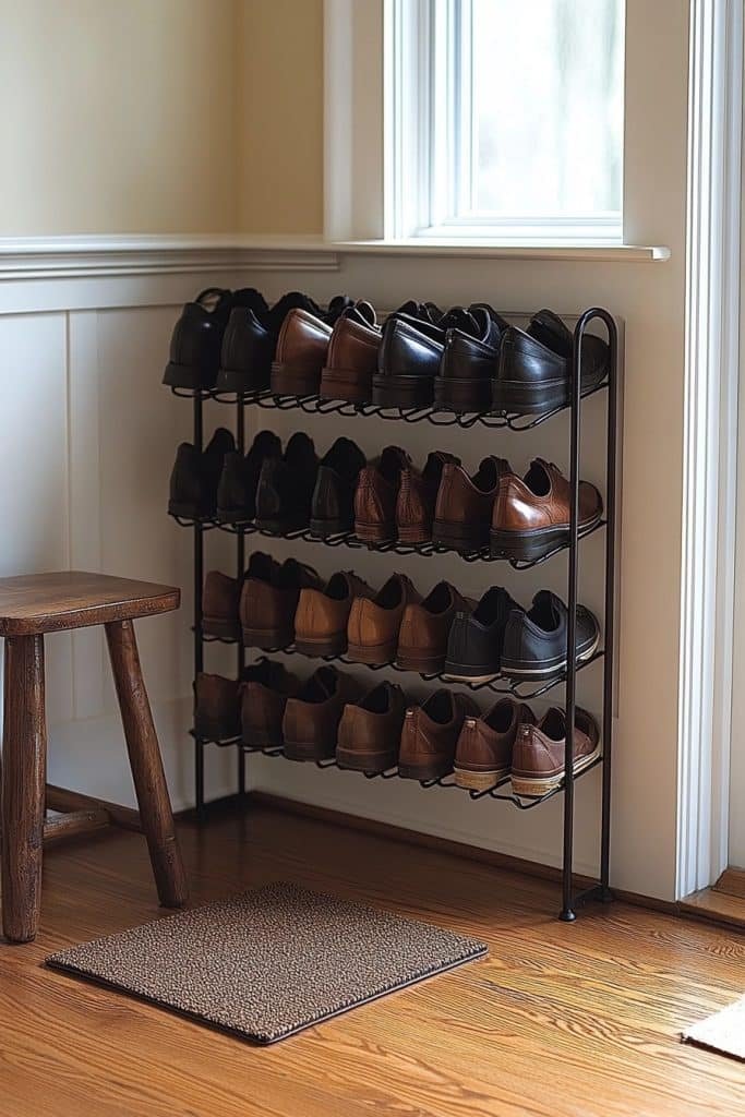 Space-Saving Shoe Rack