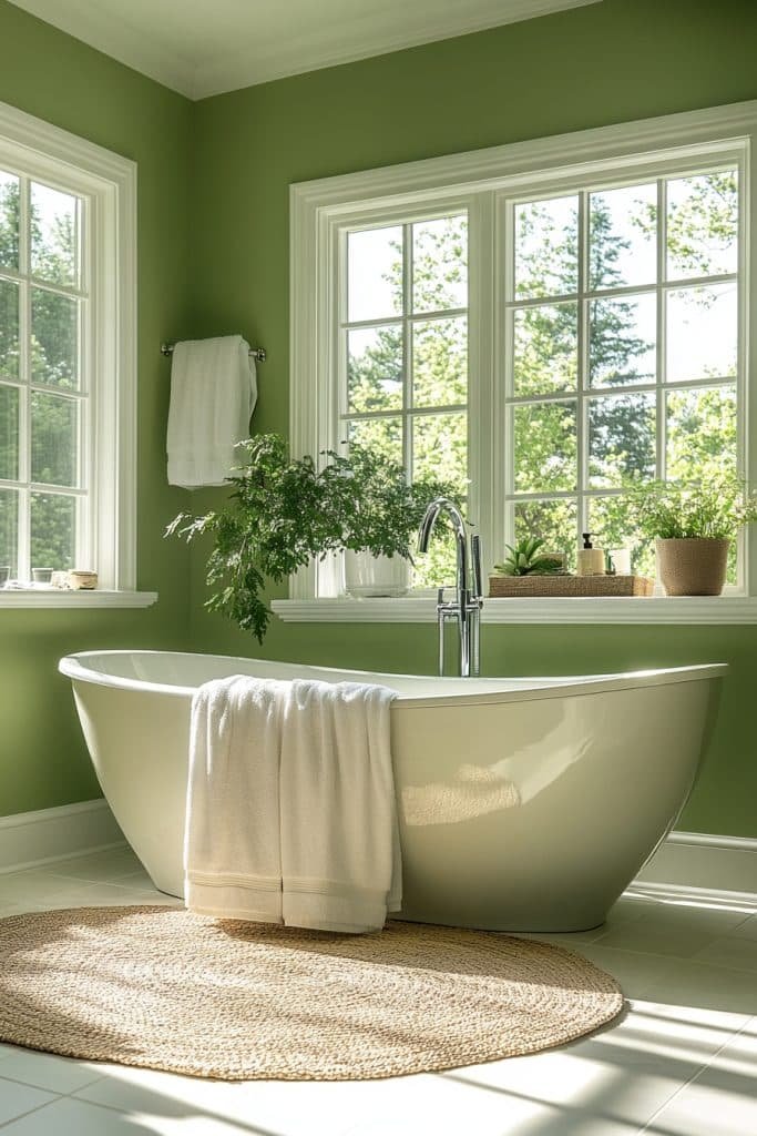 Spring Green Sanctuary Bathroom