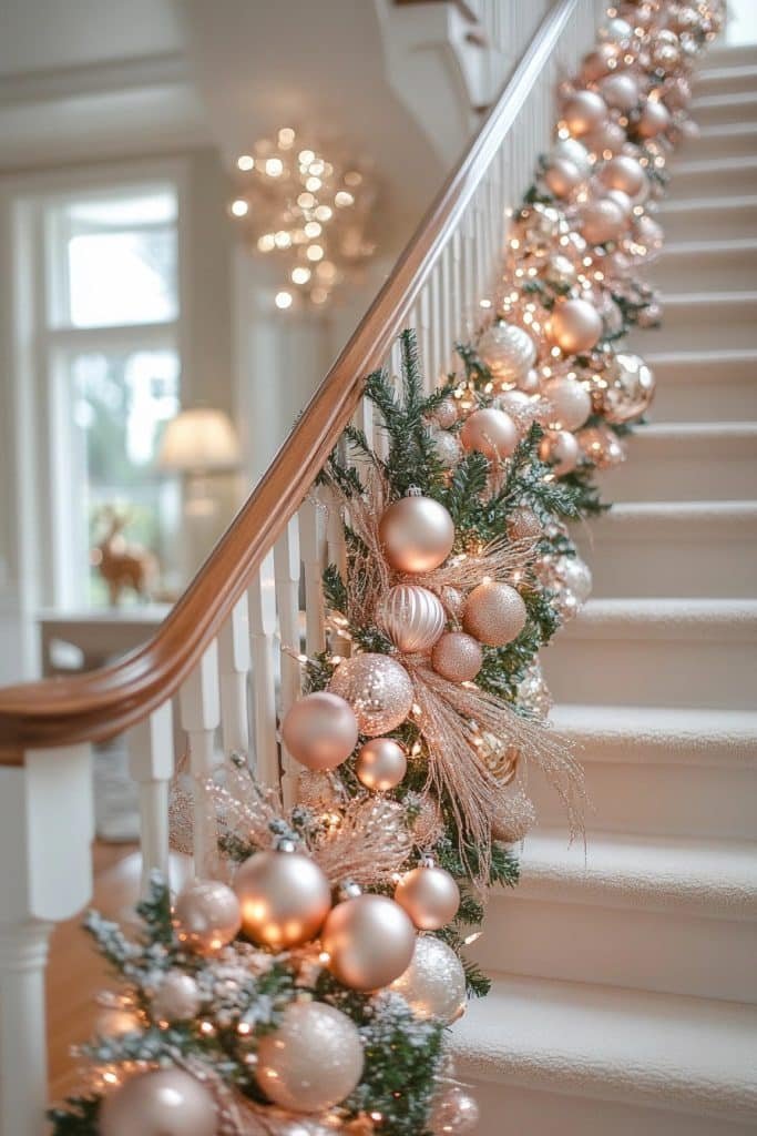 Staircase Sparkle with Rose Gold