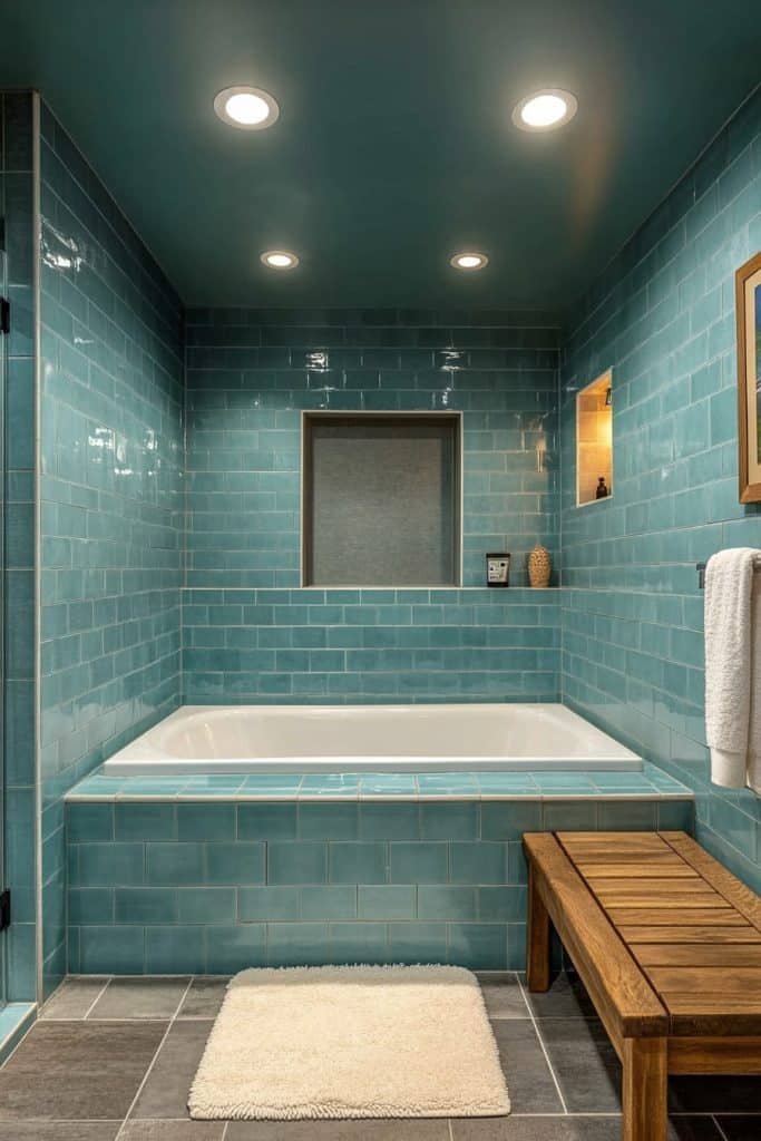 Teal Tranquility Bathroom