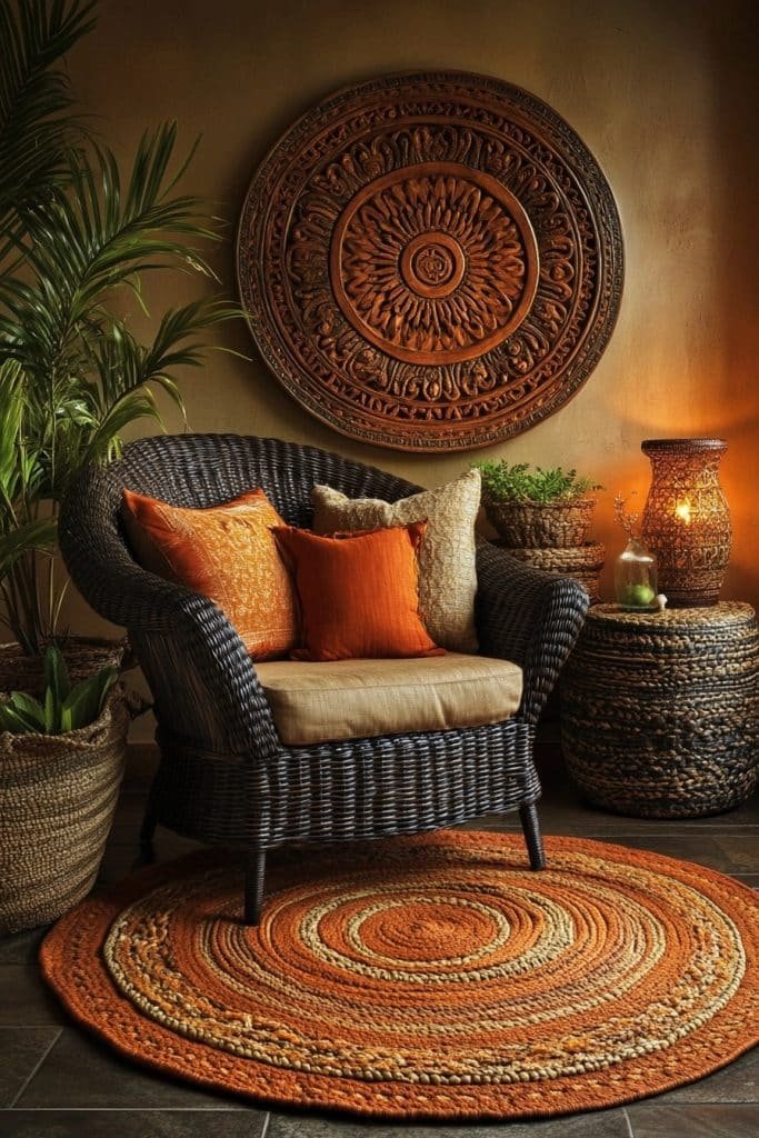 Thai Inspired Living Room Decor