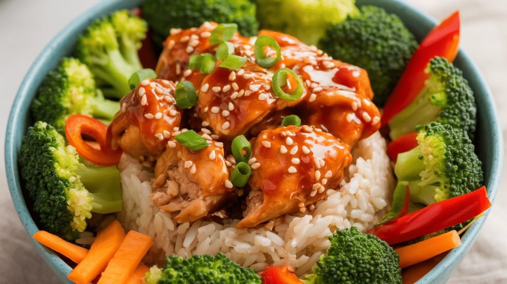 15-Minute Teriyaki Chicken Bowls