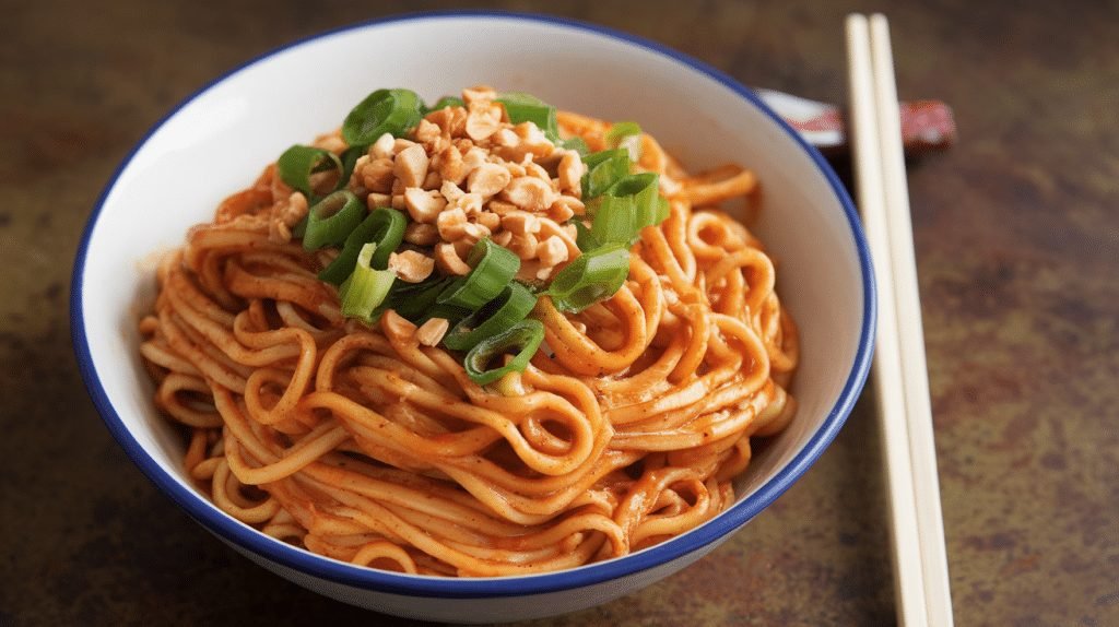 15-Minute Spicy Peanut Noodles