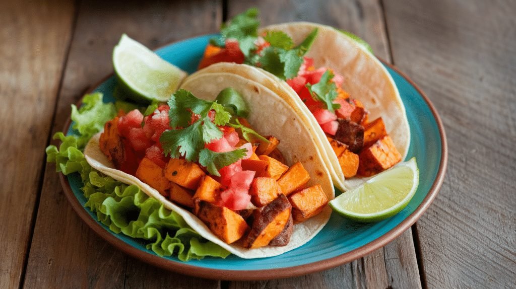 15-Minute Sweet Potato Tacos 7 15-Minute Sweet Potato Tacos
