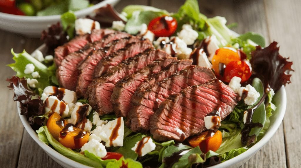 15-Minute Balsamic Steak Salad