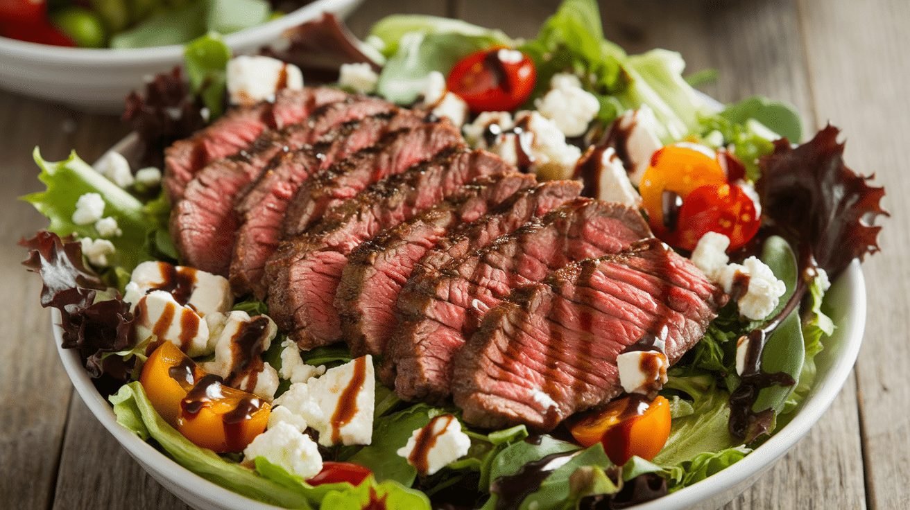 15-Minute Balsamic Steak Salad - Courtneys World