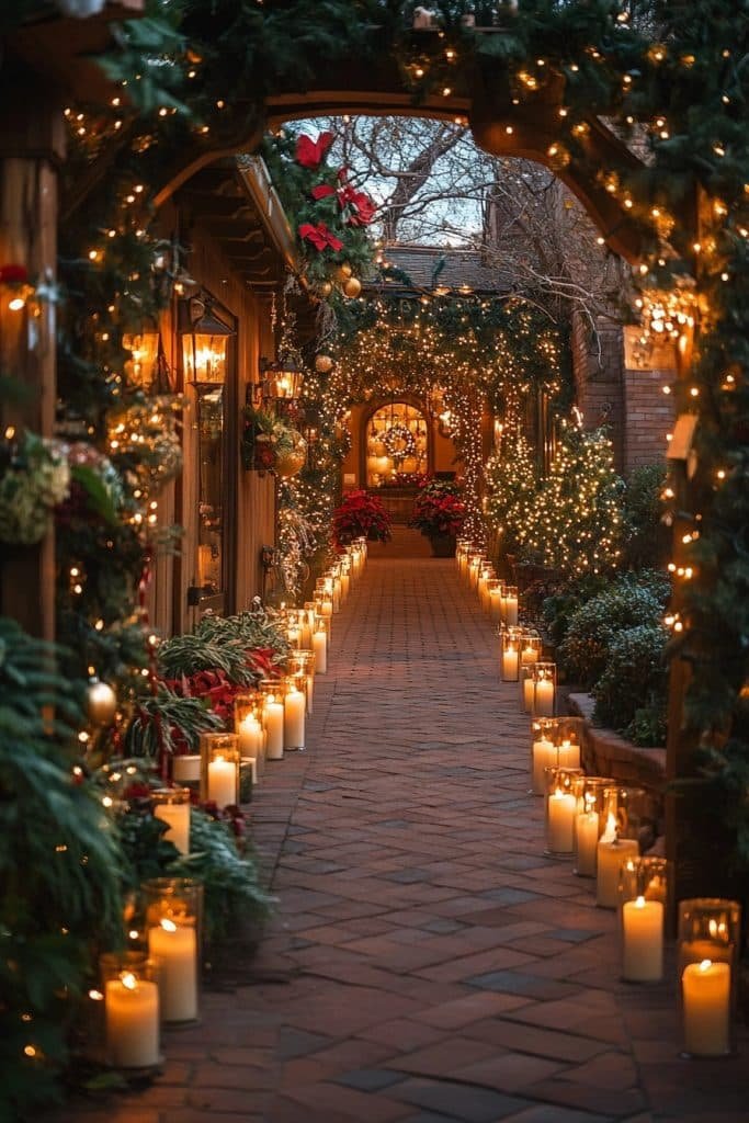 Twinkling Candle Pathways