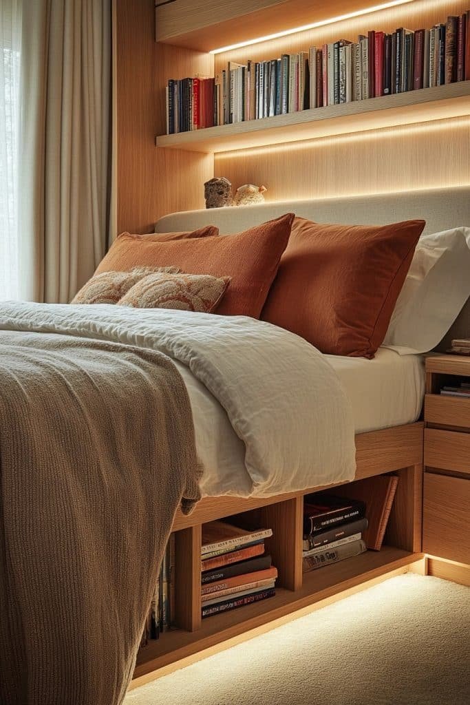 Under-Bed Book Storage