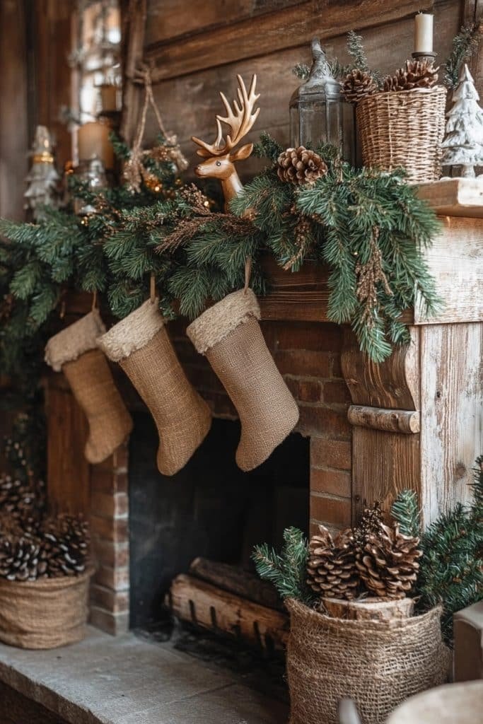 Vintage Farmhouse Mantel Decor