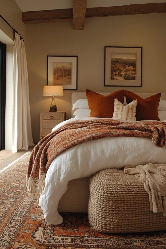 Warm Tones Guest Room