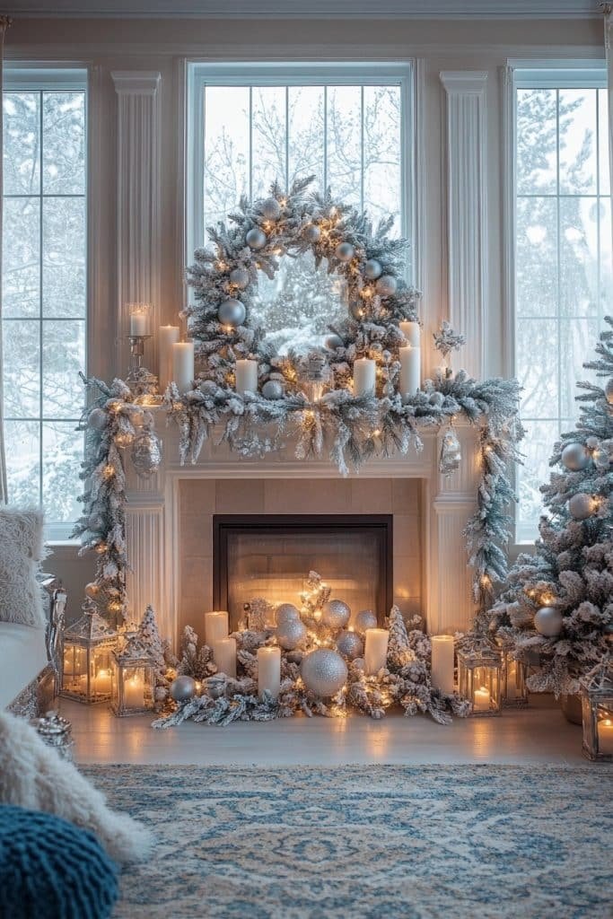 Winter Wonderland Mantel