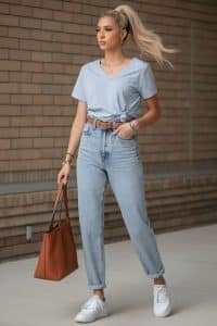How To Style Mom Jeans Outfit Ideas For Any Season