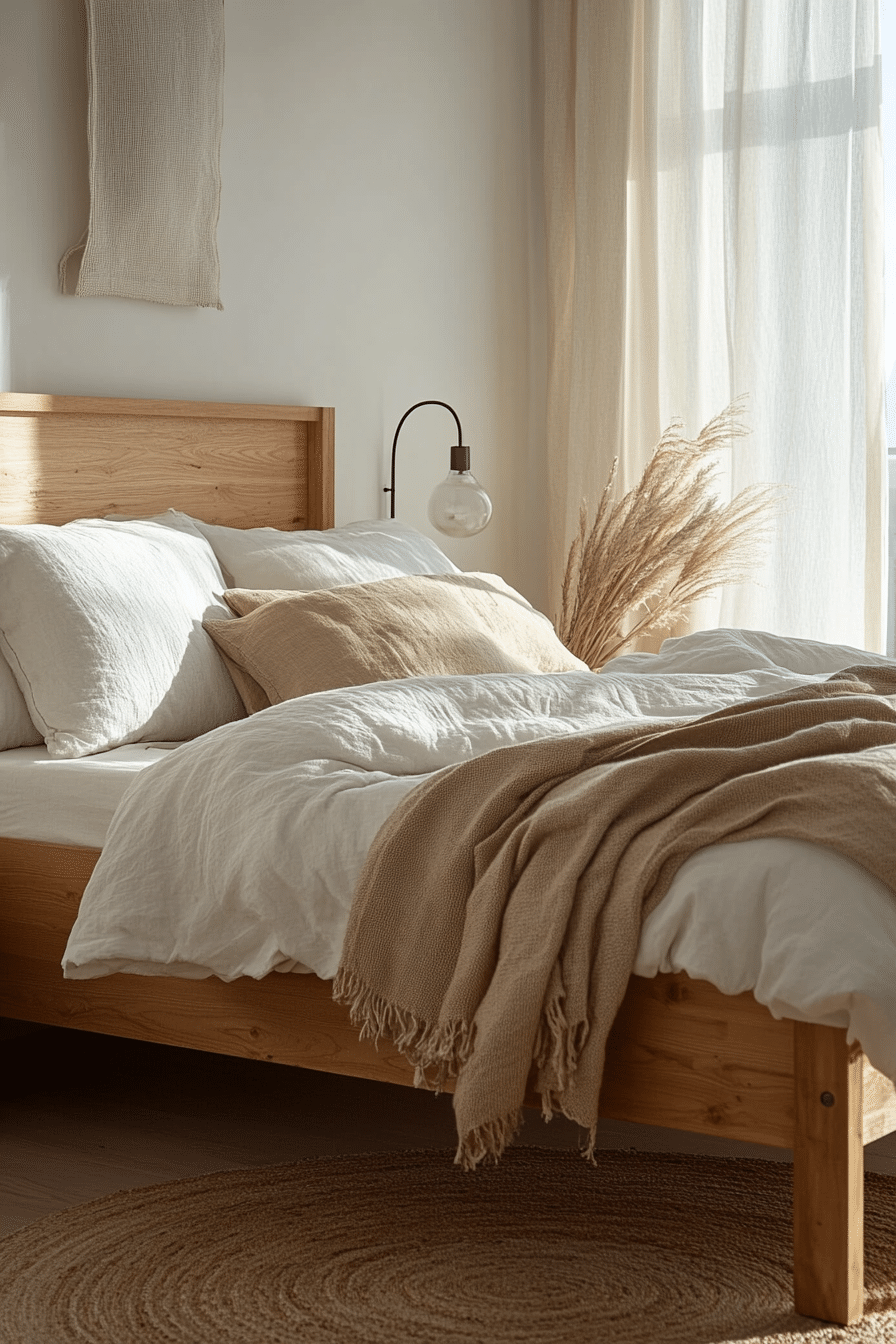 minimalistic vintage bedroom ideas