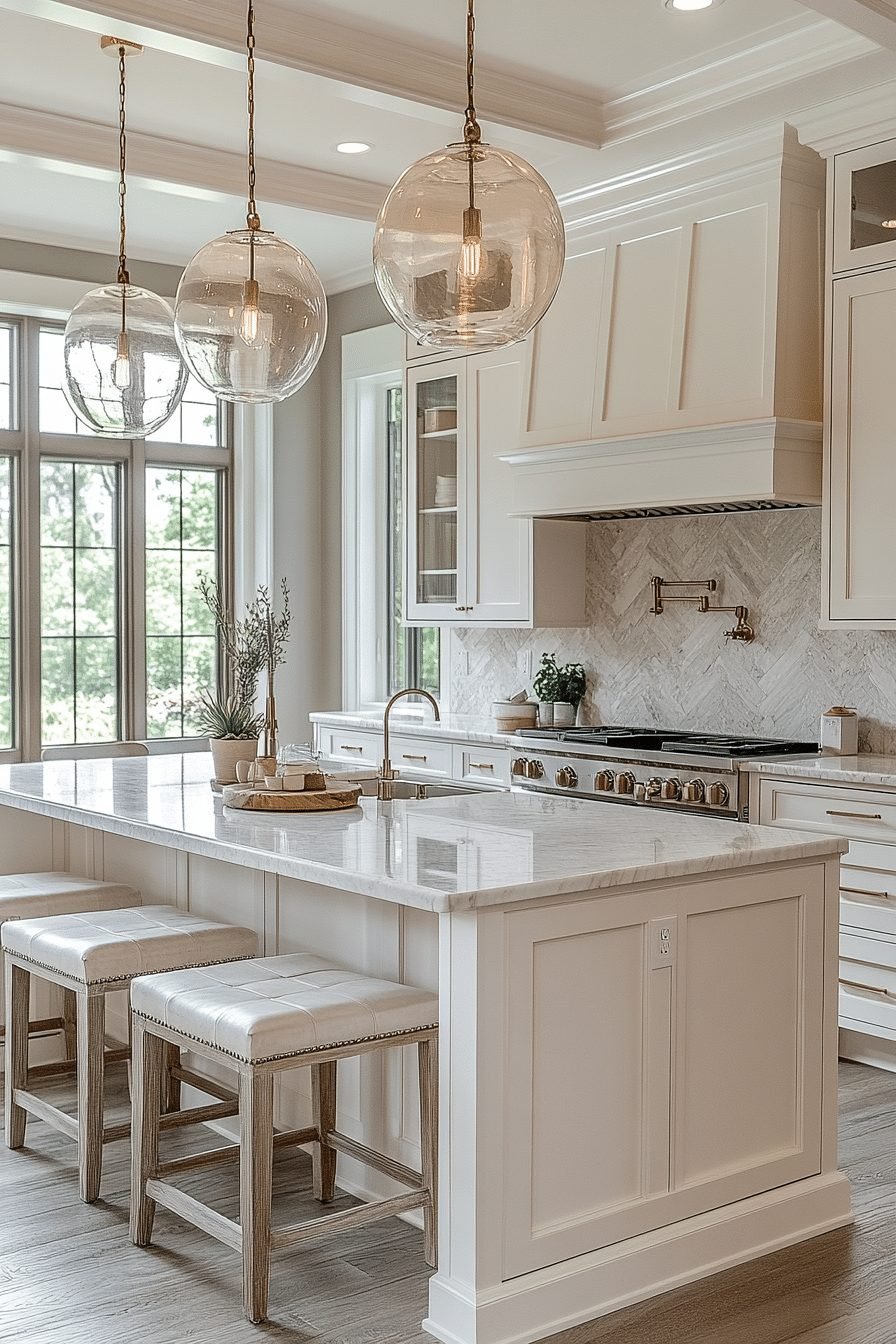monochromatic kitchen