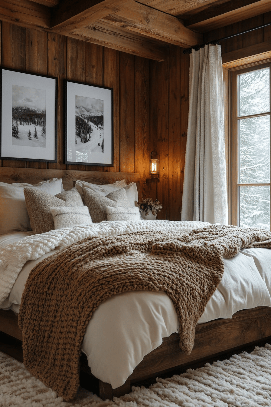 cozy winter cabin aesthetic