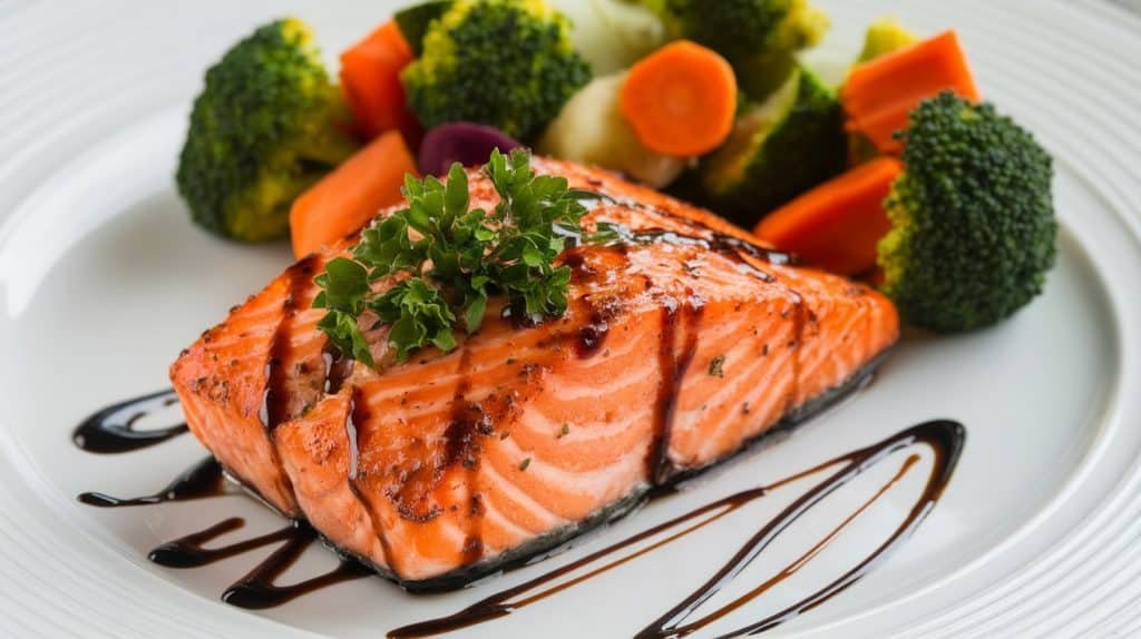 10-Minute Balsamic Glazed Salmon