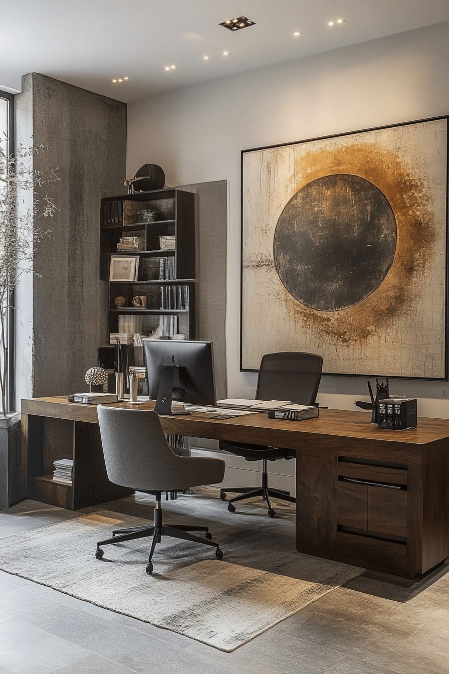 29 Contemporary Office Ideas for a Sleek and Productive Workspace 10 Contemporary Art Gallery Office