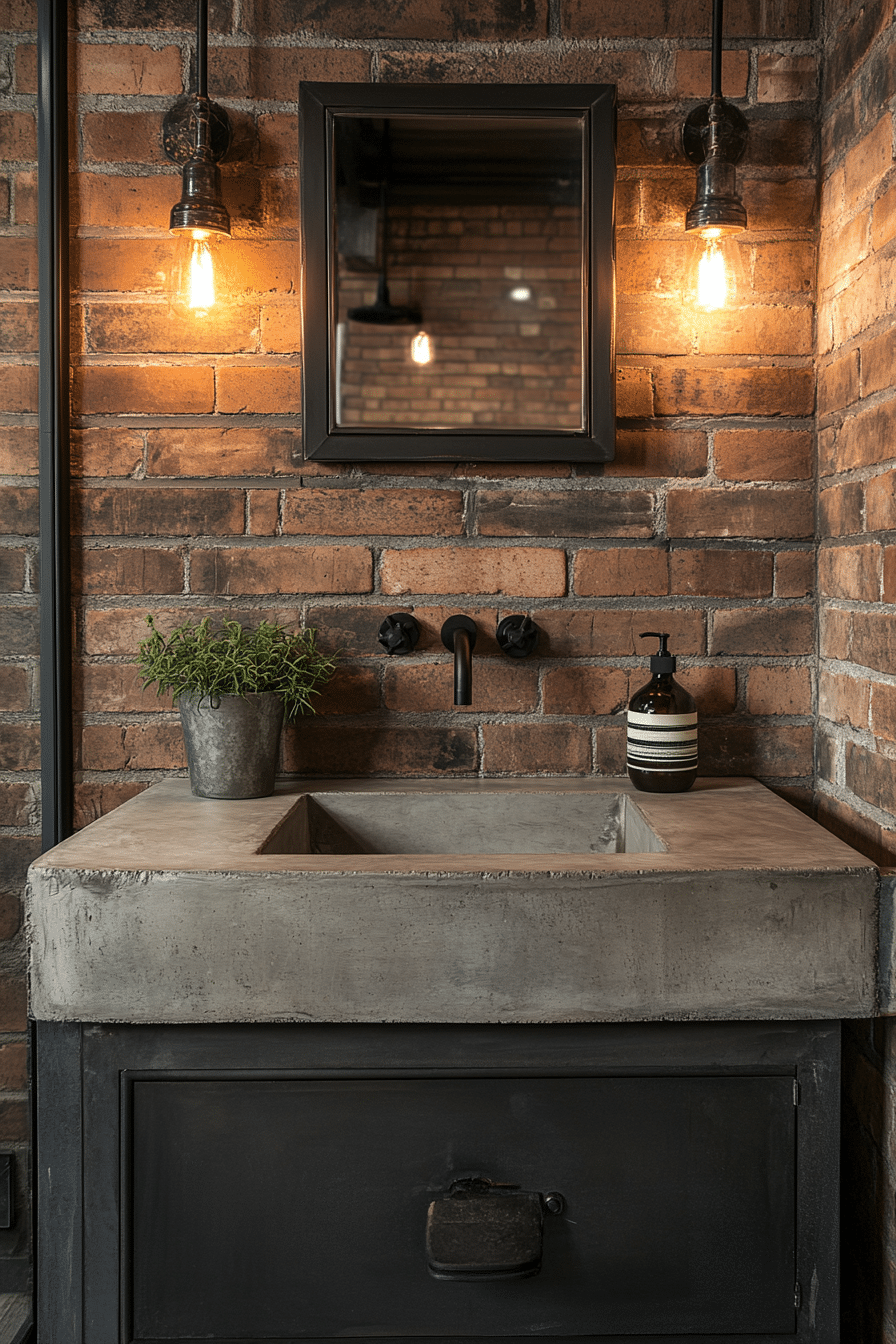 Bathroom industrial style