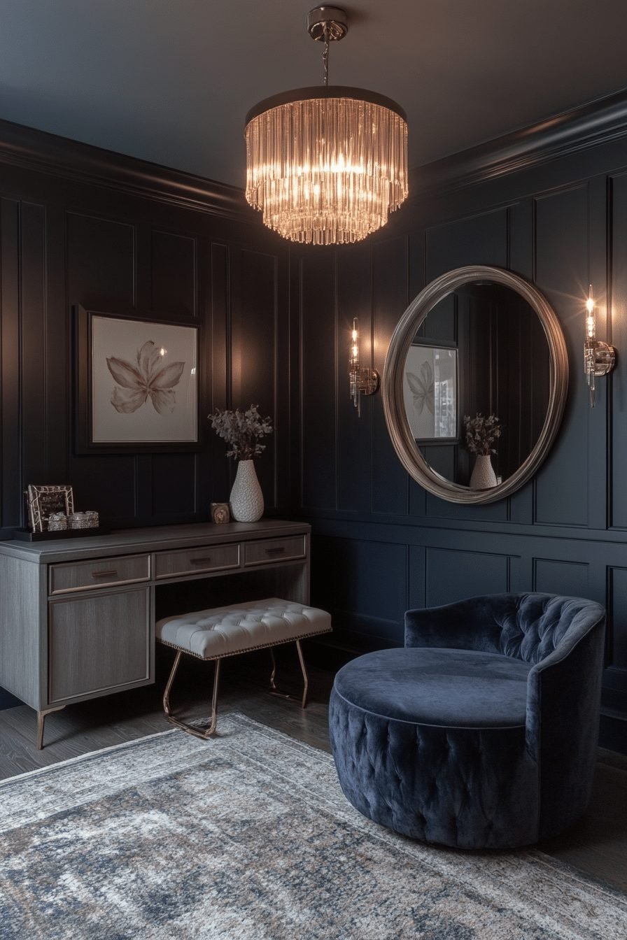 29 Contemporary Interior Ideas to Create a Sophisticated Atmosphere 10 Modern Glam Dressing Room