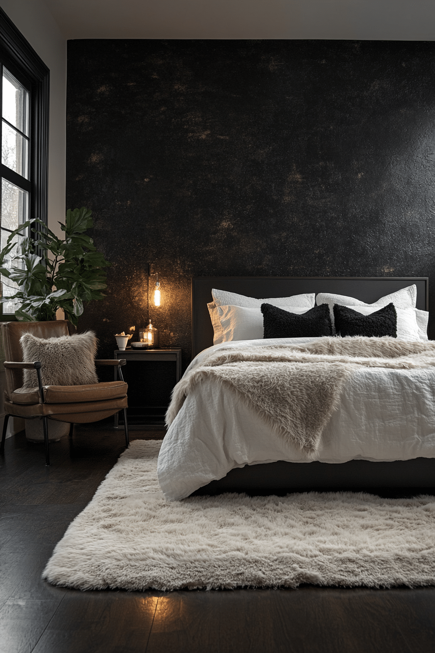 minimalistic bedroom ideas dark