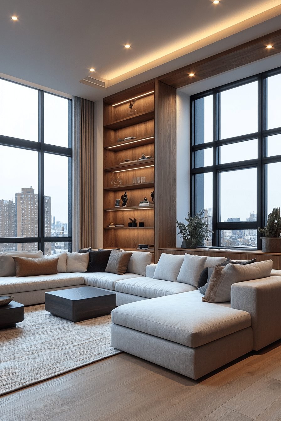 29 Contemporary Living Room Design Ideas for a Sleek and Modern Space 10 Sleek and Simple Urban Living Room