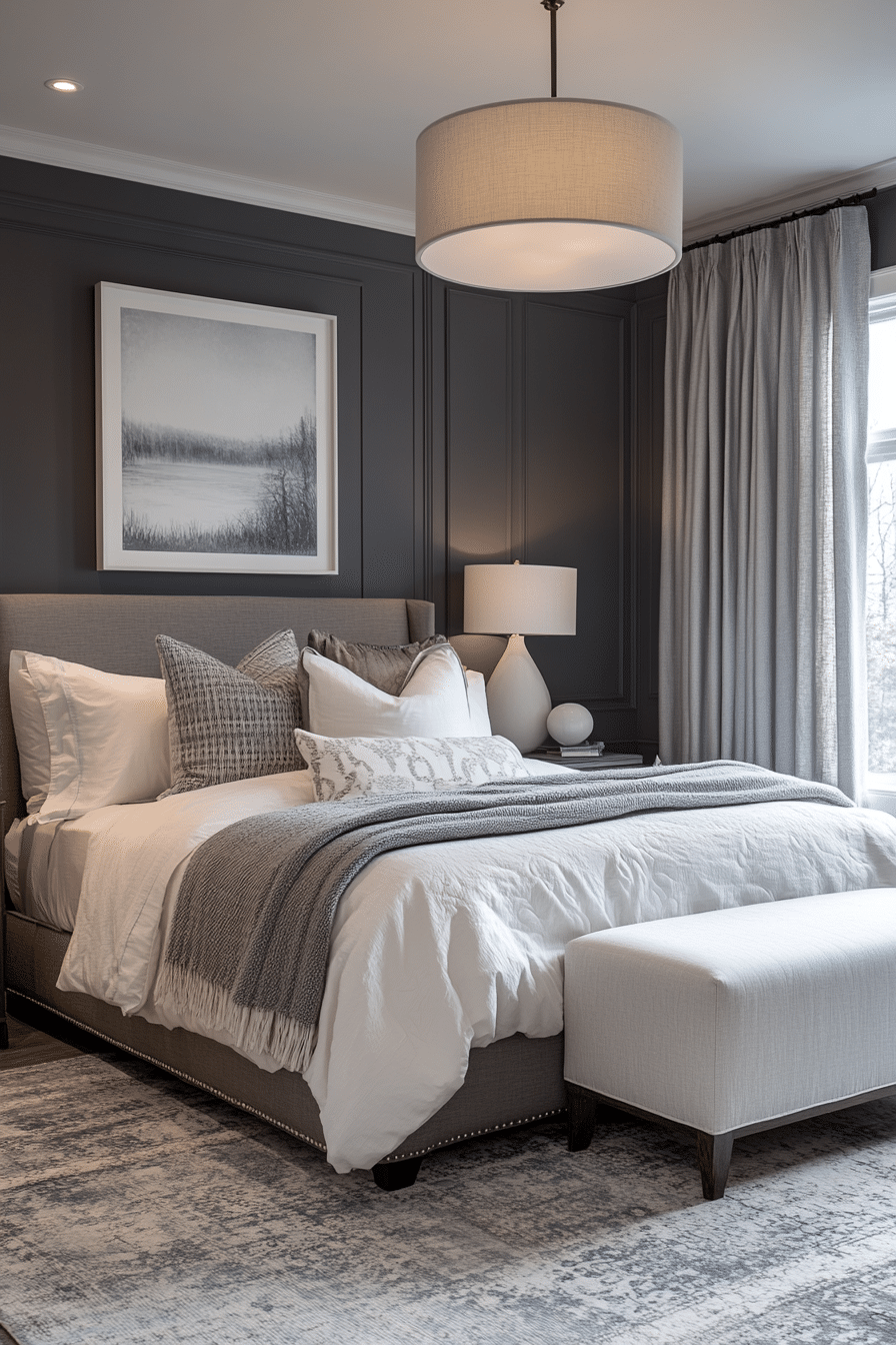 minimalistic bedroom ideas dark