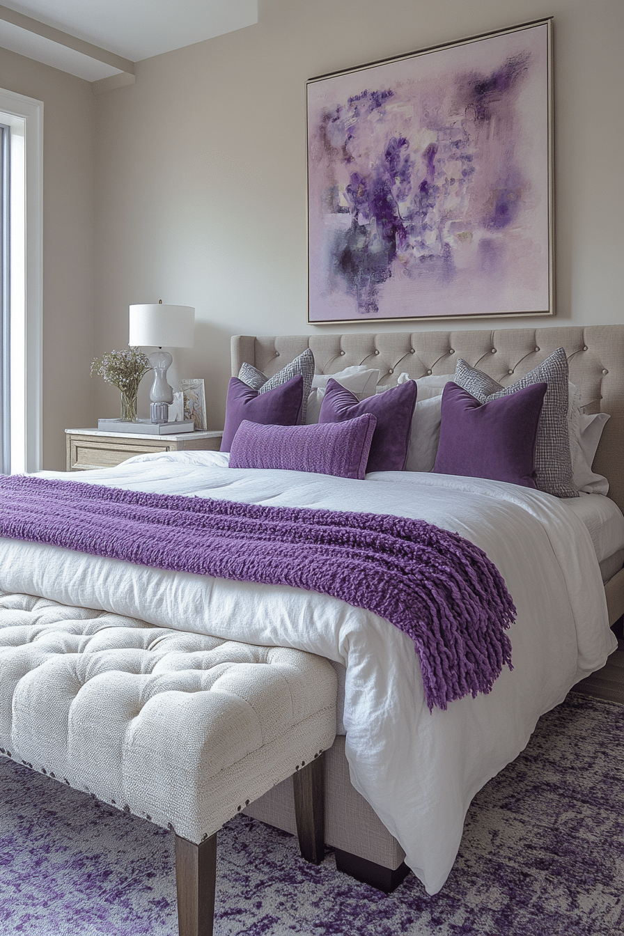 Soft Lavender Bedroom
