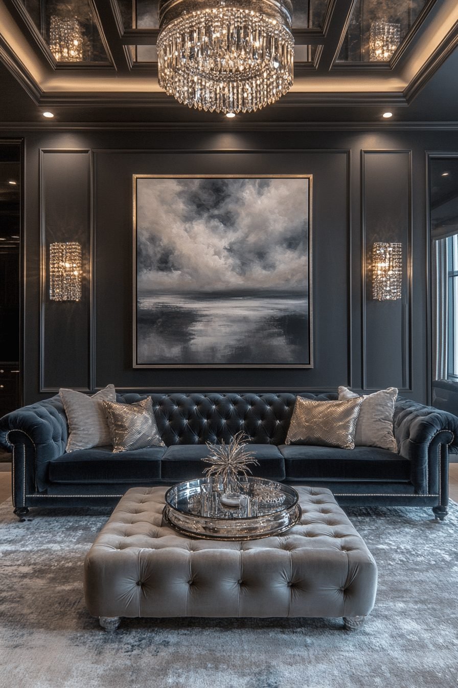 29 Contemporary Living Room Design Ideas for a Sleek and Modern Space 12 Contemporary Glam Living Room