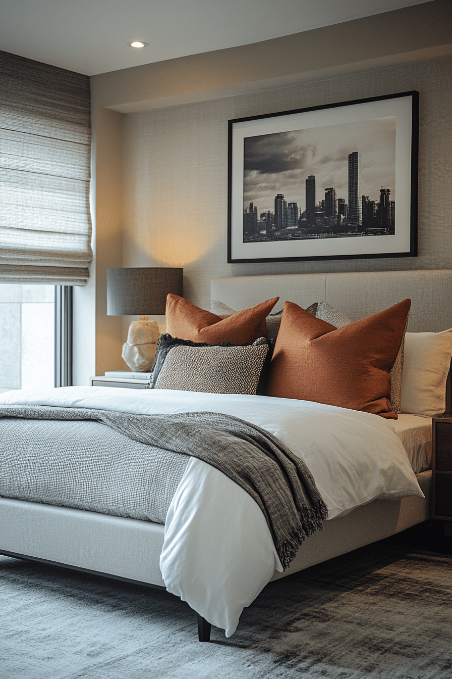 29 Small Master Bedrooms Decor Ideas To Add Personality And Charm ... - Urban Modern Bedroom Colors