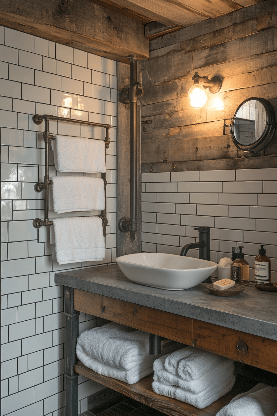 Bathroom industrial style