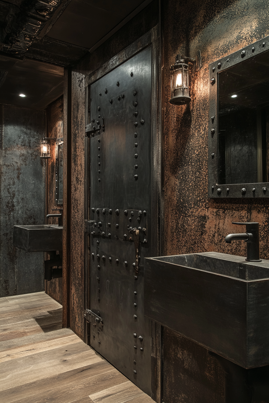 29 Industrial Restroom Ideas That Combine Modern and Rustic Elements 14 Industrial restroom