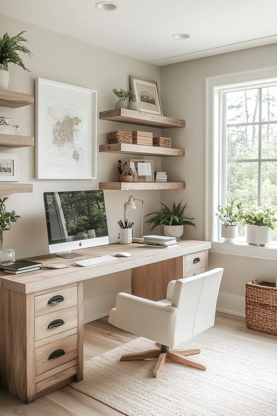 29 Contemporary Office Ideas for a Sleek and Productive Workspace 14 Nordic-Inspired Workspace