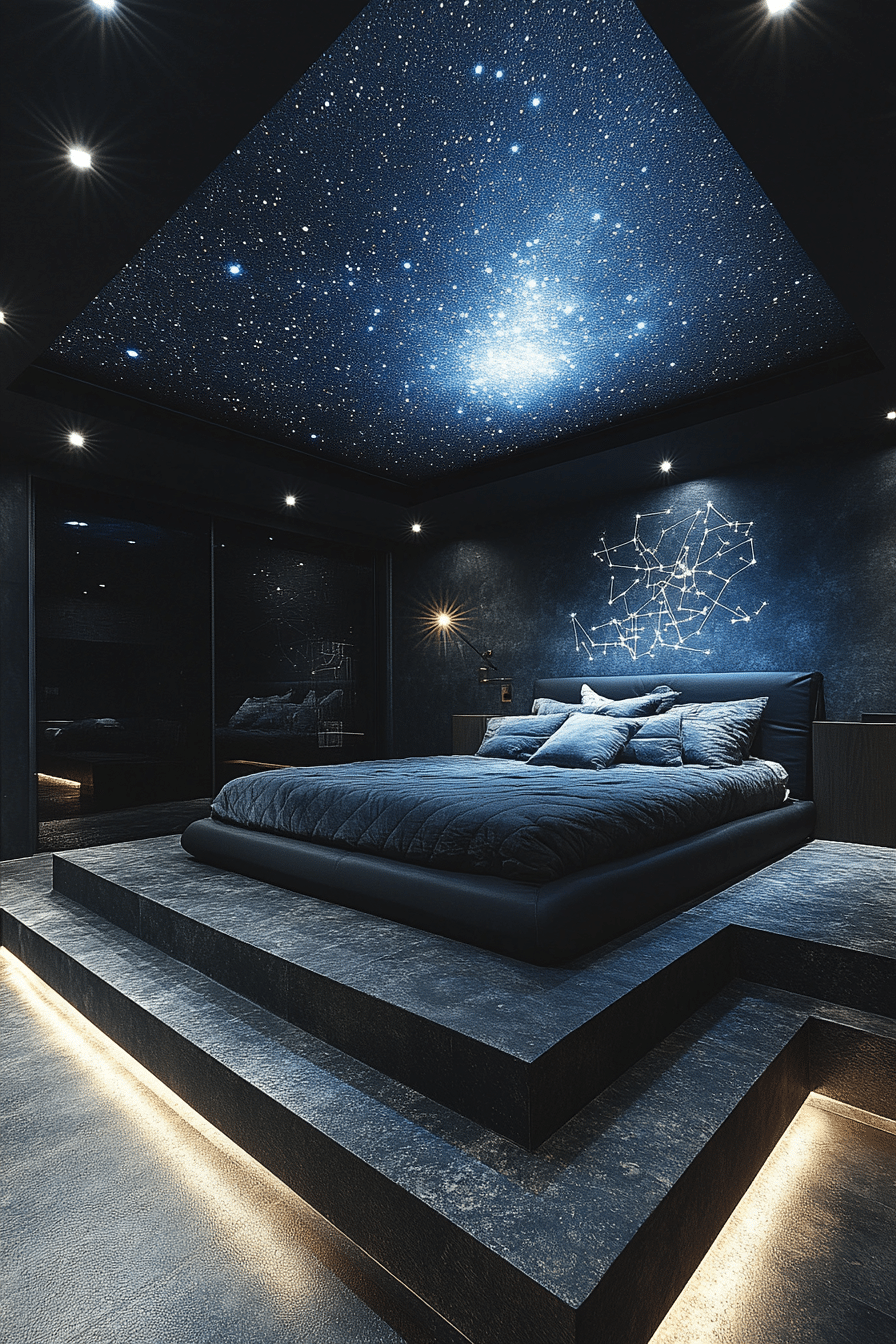 minimalistic bedroom ideas dark