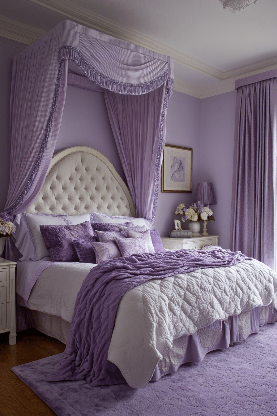 Soft Lavender Bedroom
