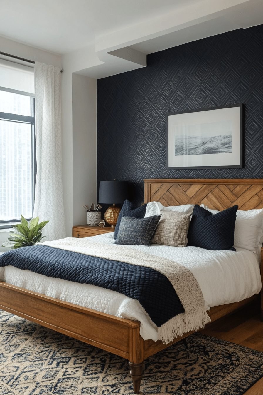 29 Contemporary Bedroom Design Ideas That Blend Style and Comfort 16 Statement Walls