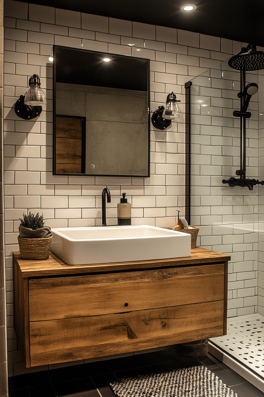 Bathroom industrial style