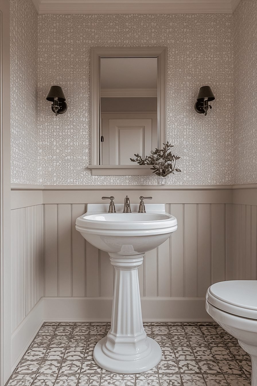 29 Contemporary Victorian Interiors That Blend Elegance and Modernity 17 Modern Victorian Powder Room