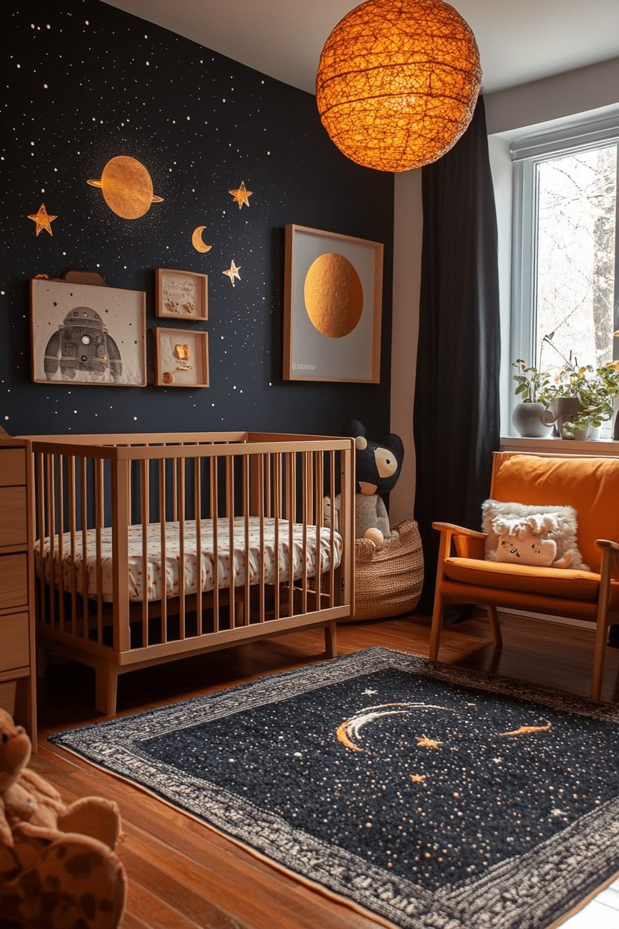 29 Contemporary Nursery Ideas to Design a Space That Grows with Your Child 17 Space-Themed Nursery