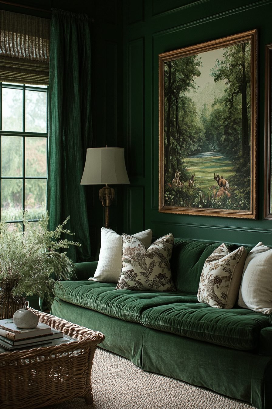  Forest Green Family Room