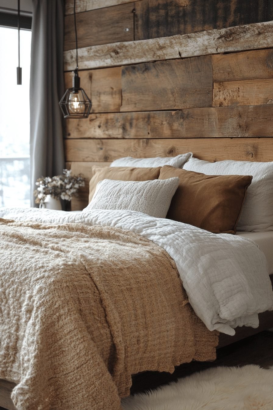 29 Contemporary Bedroom Design Ideas That Blend Style and Comfort 19 Rustic Modern Fusion