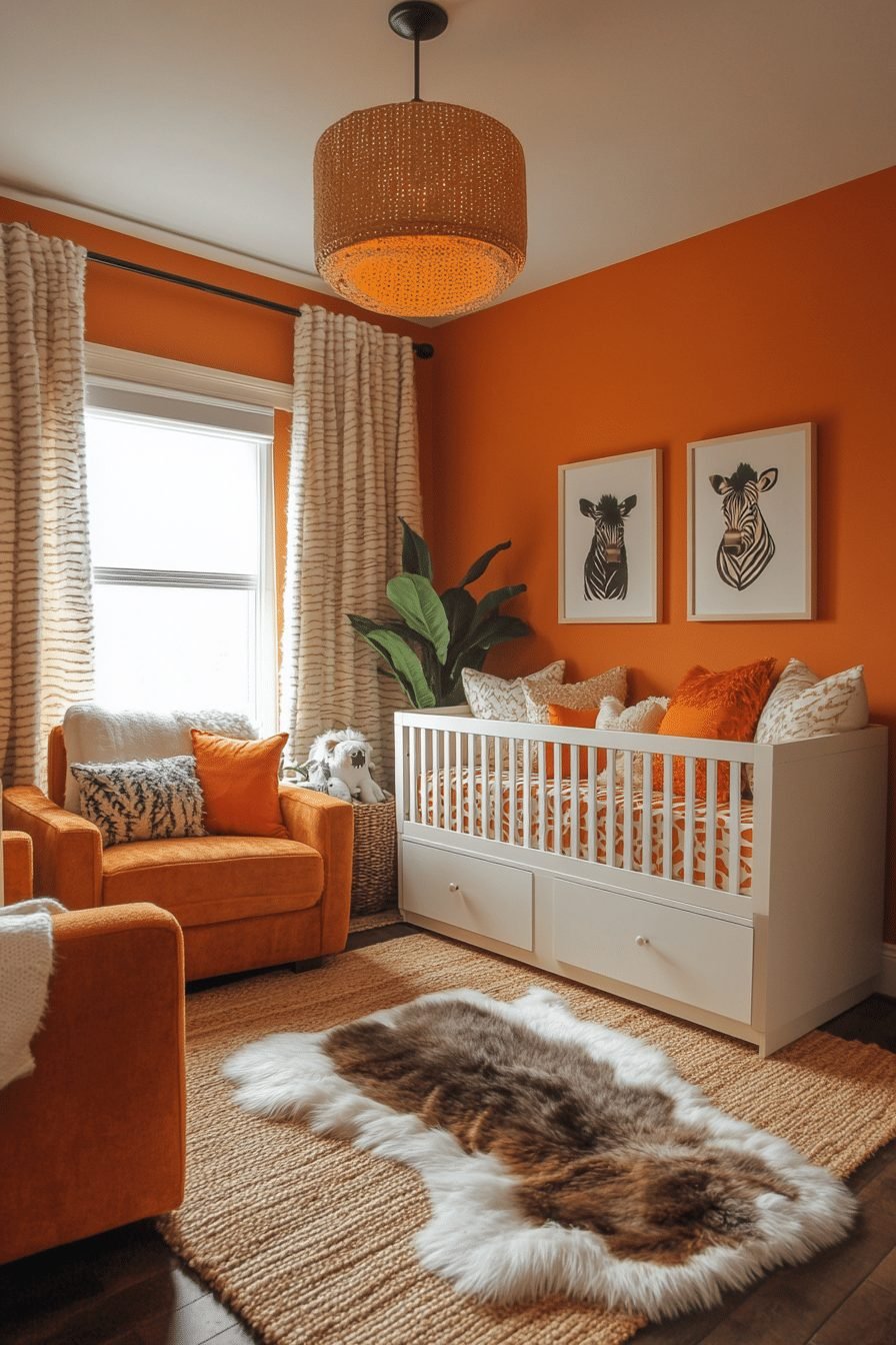 29 Contemporary Nursery Ideas to Design a Space That Grows with Your Child 19 Safari Adventure Nursery