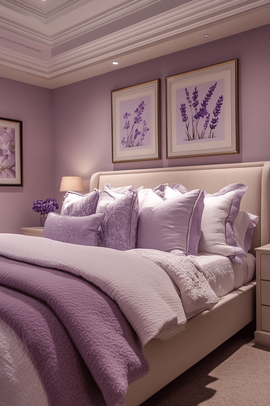 Soft Lavender Bedroom