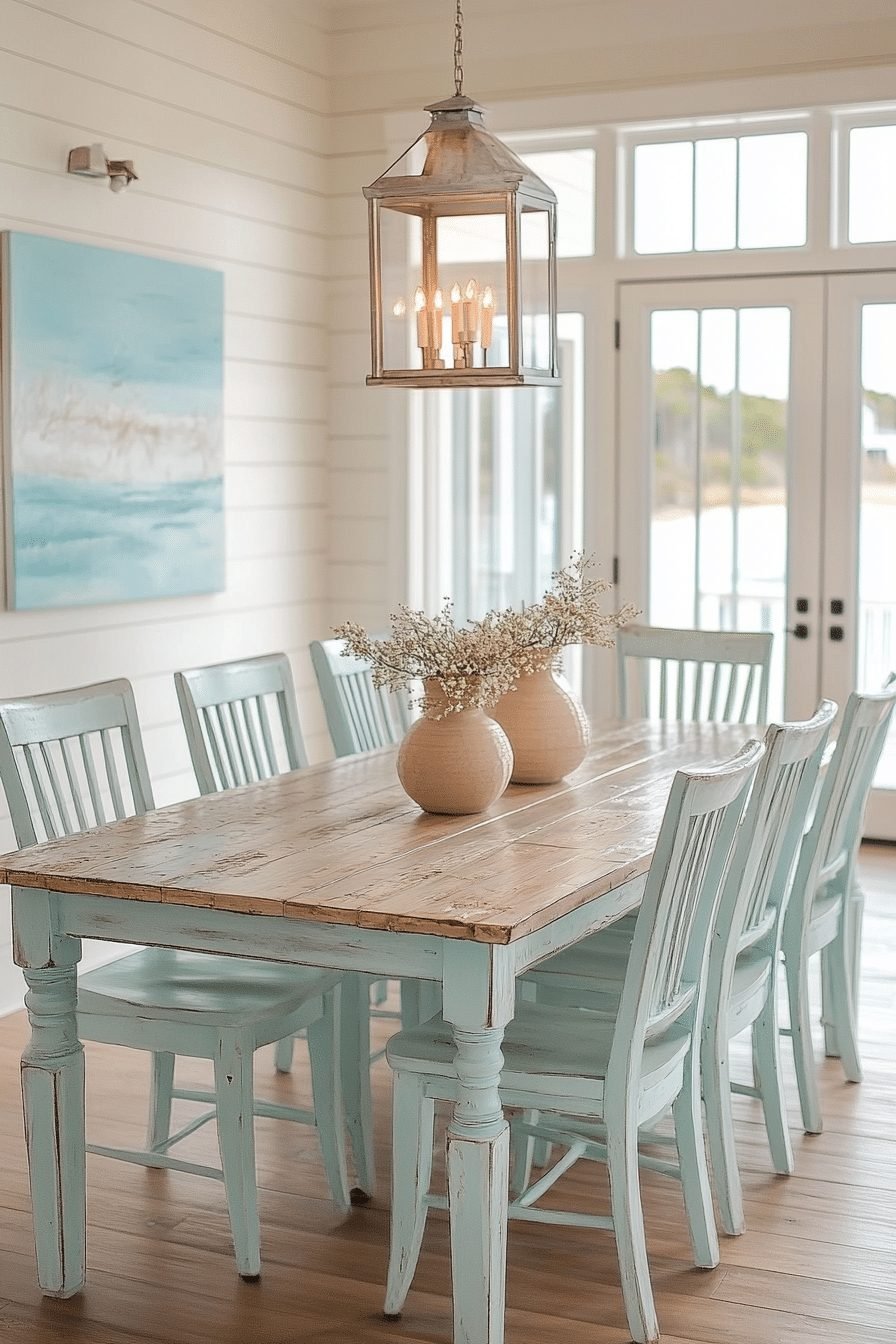 29 Contemporary Dining Room Ideas for a Stylish Gathering Space 20 Coastal Breeze Dining